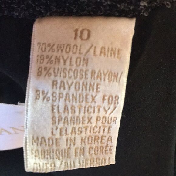 Dana Buchman grey stretch Moto top jacket 10 - Picture 9 of 16